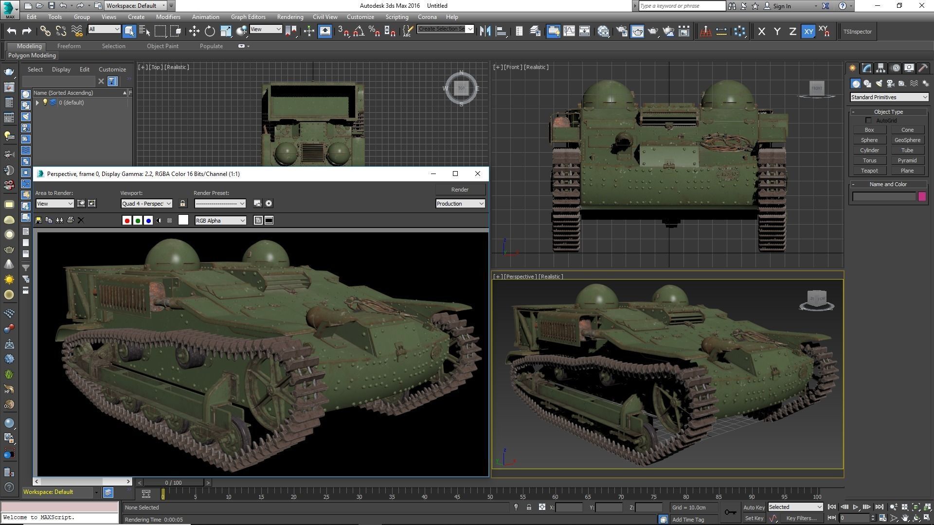 UE Tractor Vray 3D model_28