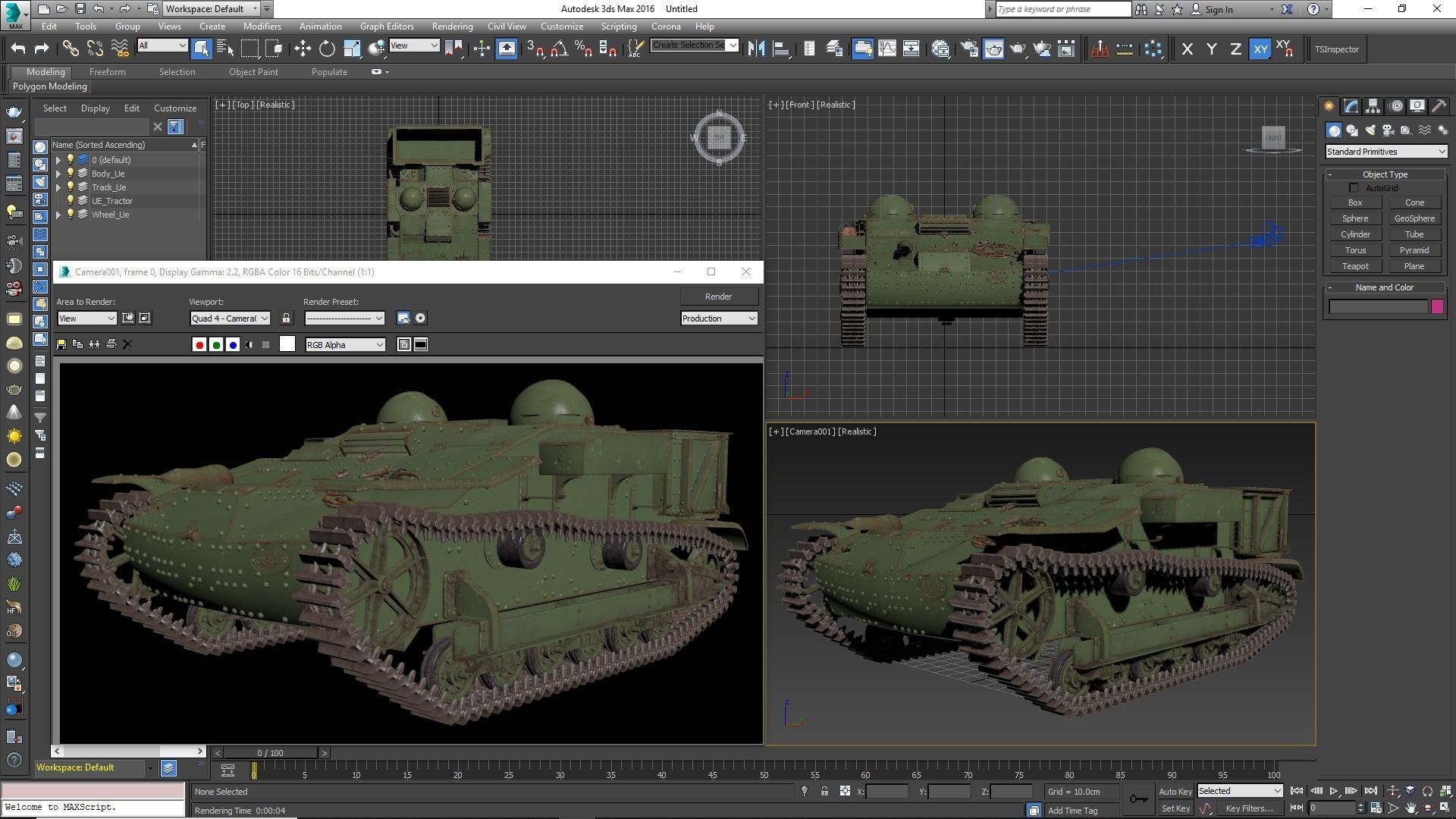 UE Tractor Vray 3D model_27