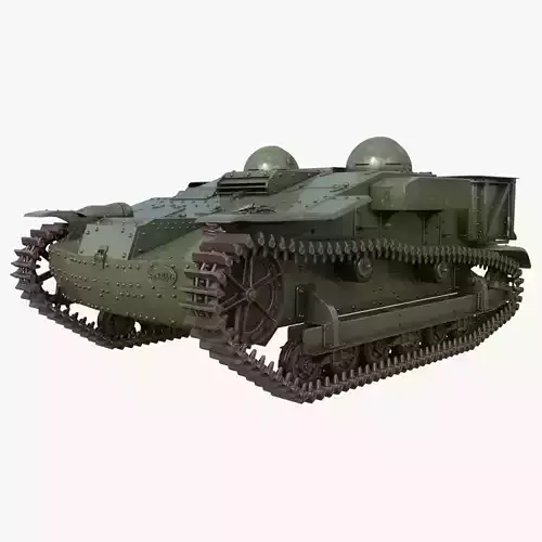 UE Tractor Mental Ray 3D model