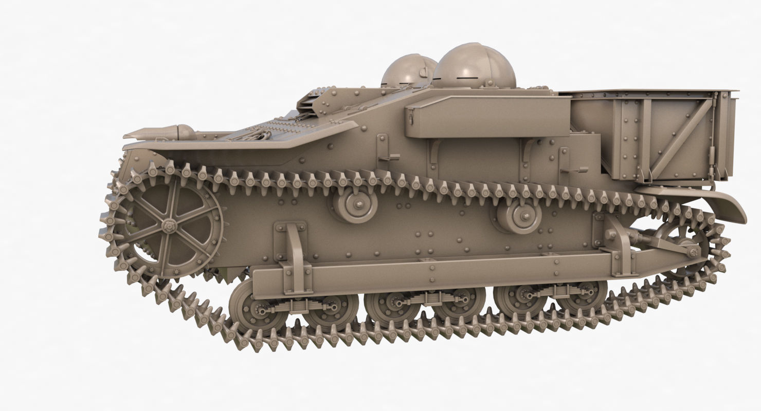 UE Tractor Clay VRay  3D model_56