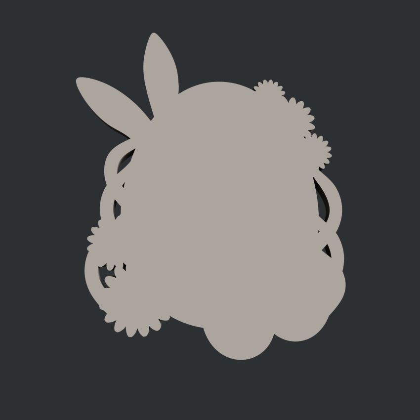 3d STL models for CNC or 3d printer Easter 3D model_4