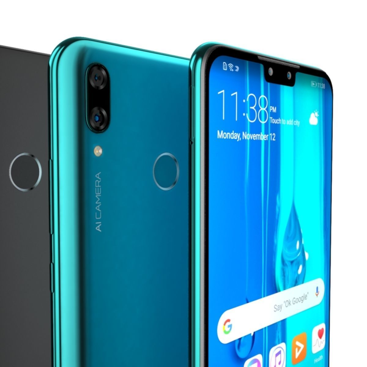Huawei Y9 2019 All Color 3D model_1