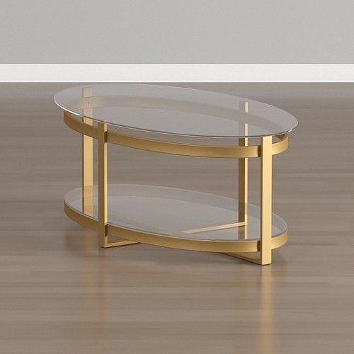 3D Model Center tables Low-poly 3D model