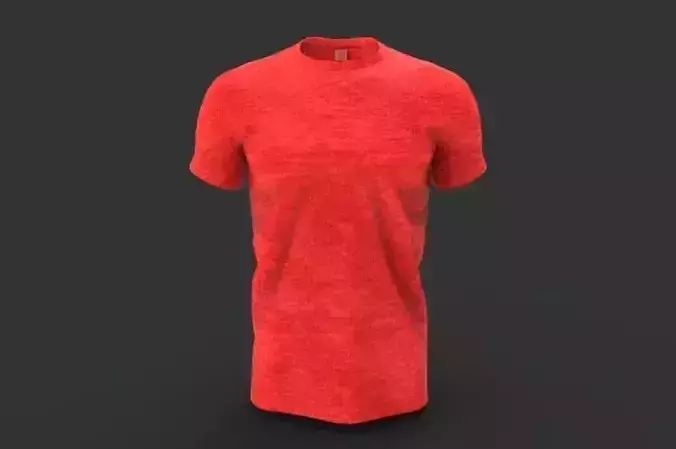 T-shirt t shirt Low-poly 3D model