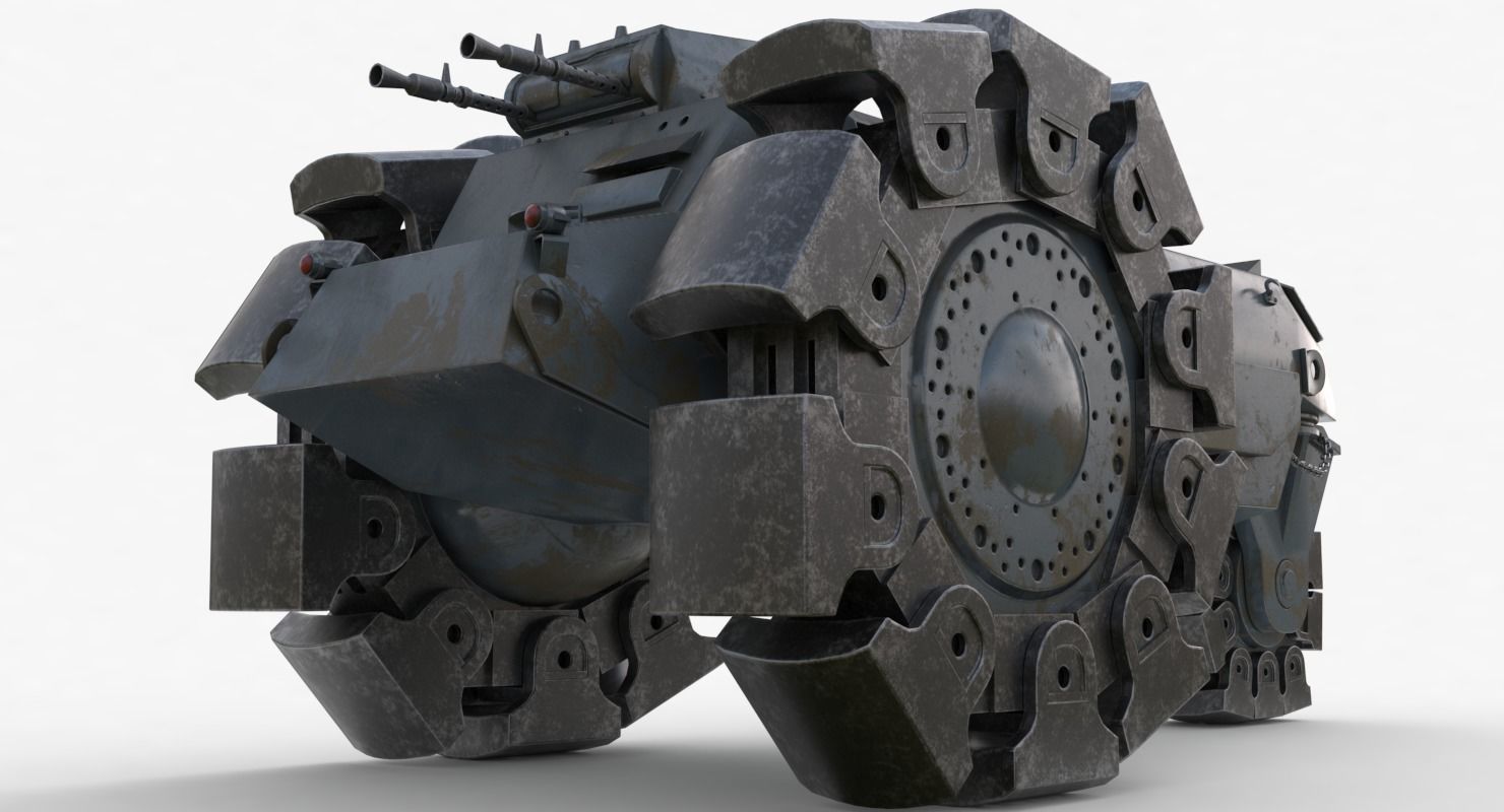 Alkett VsKfz 617 Minenrumer Vray 3D model_12