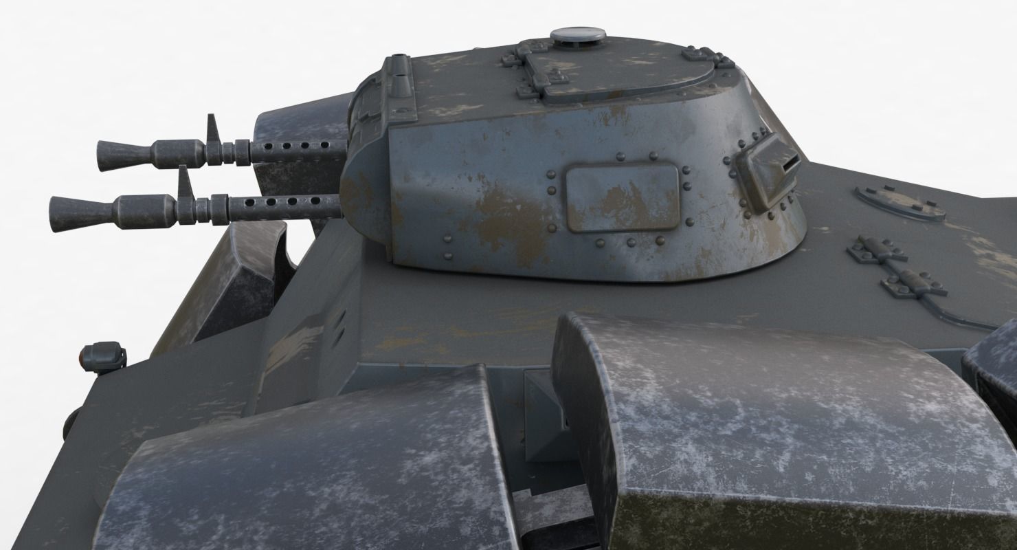 Alkett VsKfz 617 Minenrumer Vray 3D model_15