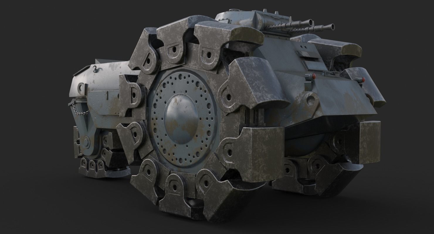 Alkett VsKfz 617 Minenrumer Vray 3D model_20