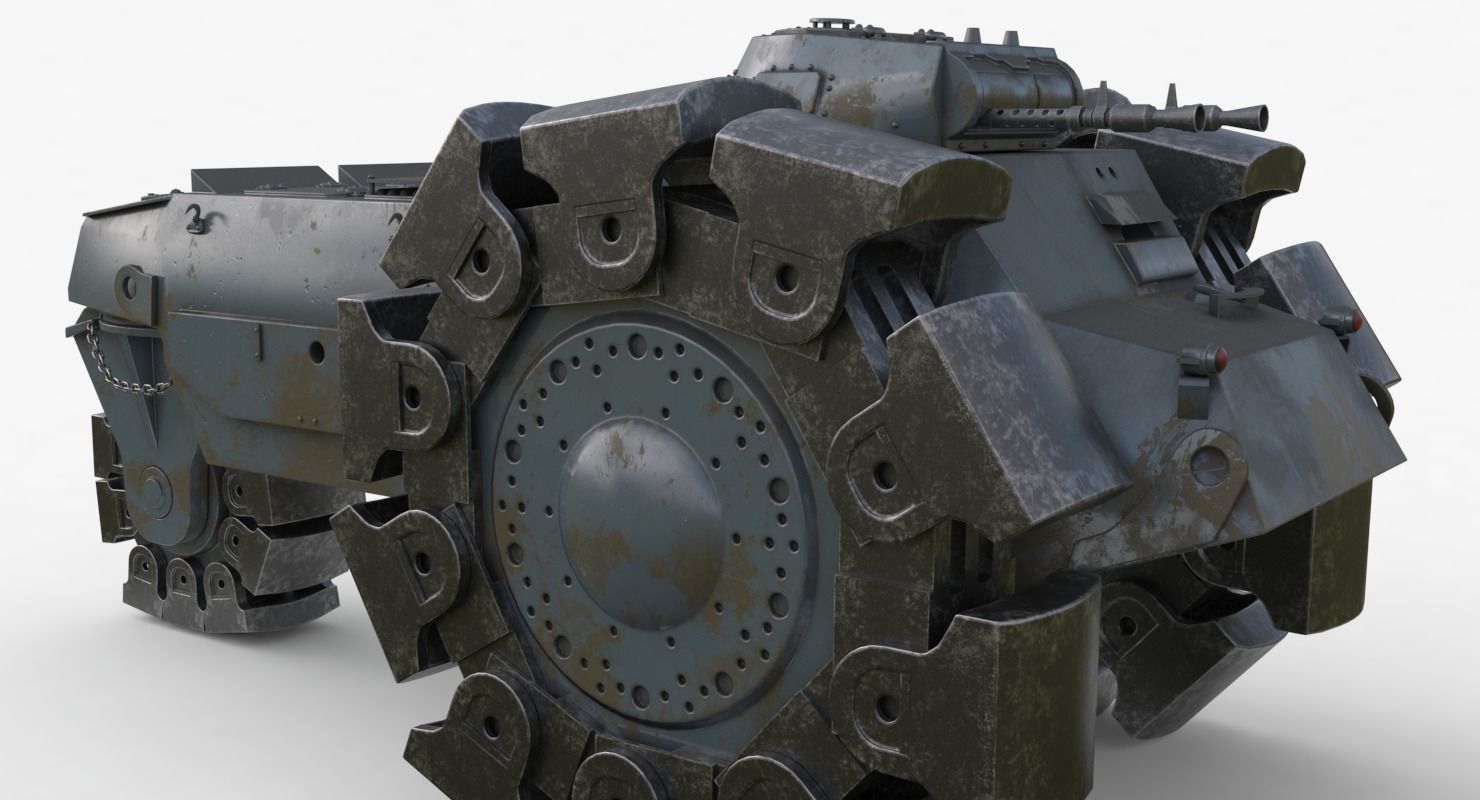 Alkett VsKfz 617 Minenrumer Vray 3D model_10