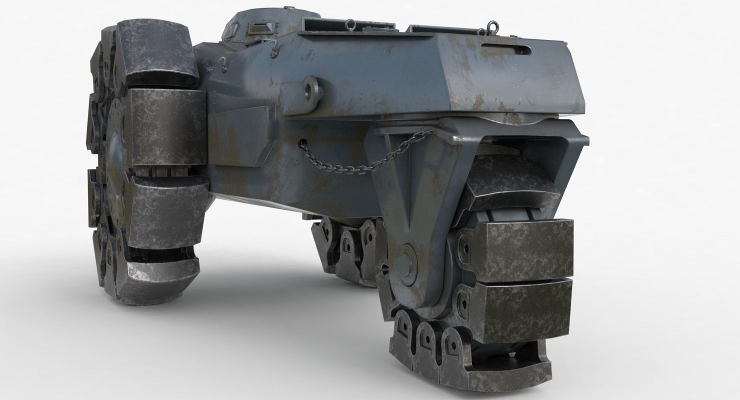 Alkett VsKfz 617 Minenrumer Vray 3D model_6