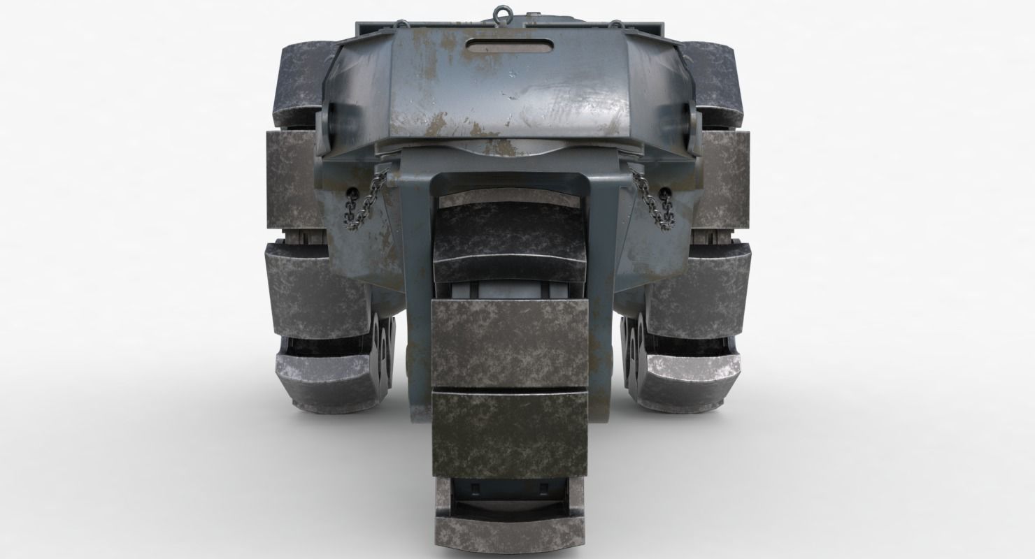 Alkett VsKfz 617 Minenrumer Vray 3D model_7