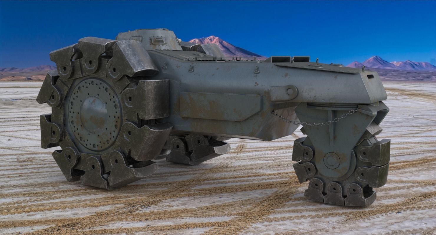 Alkett VsKfz 617 Minenrumer Vray 3D model_1