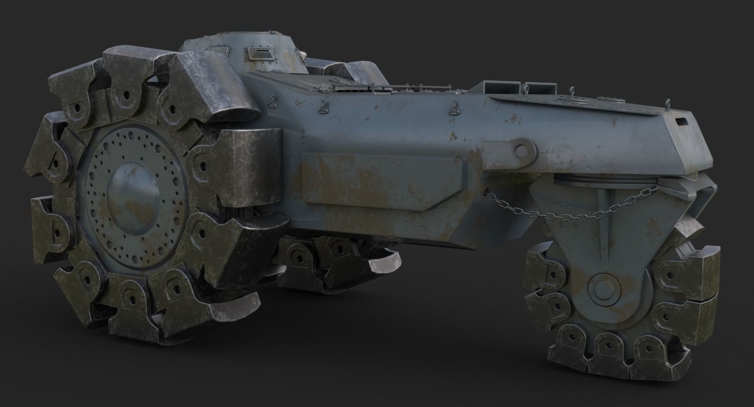 Alkett VsKfz 617 Minenrumer Vray 3D model_18