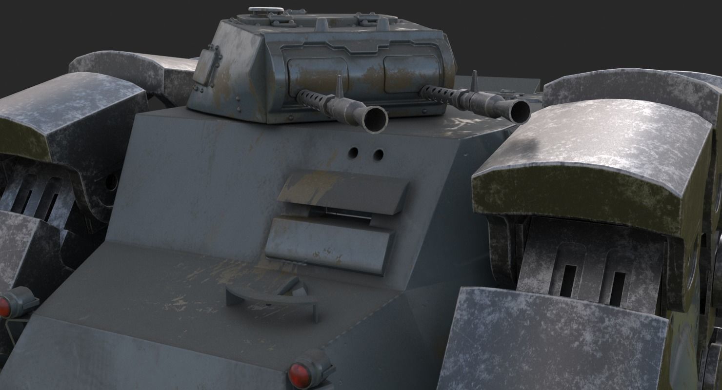 Alkett VsKfz 617 Minenrumer Vray 3D model_22