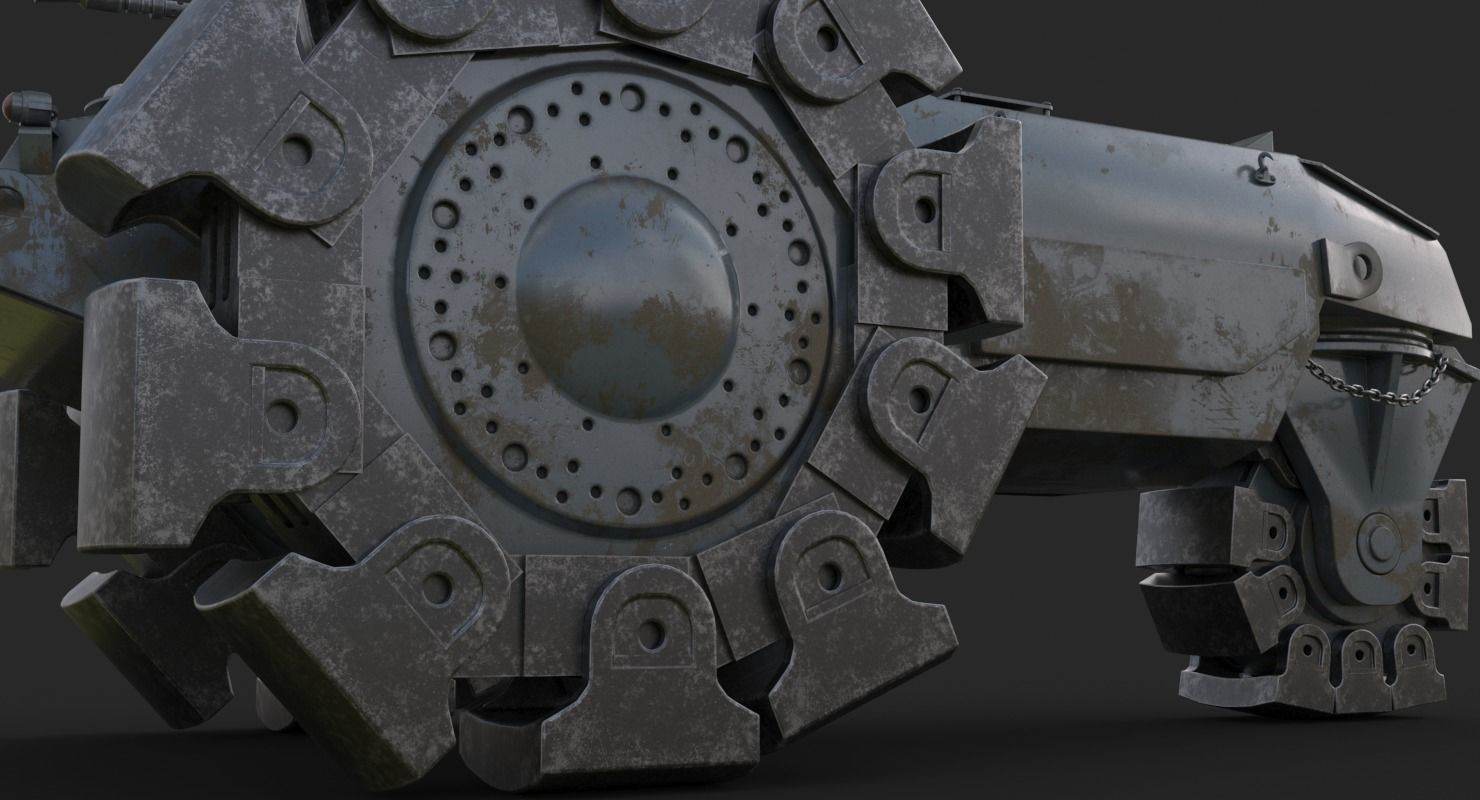 Alkett VsKfz 617 Minenrumer Vray 3D model_23