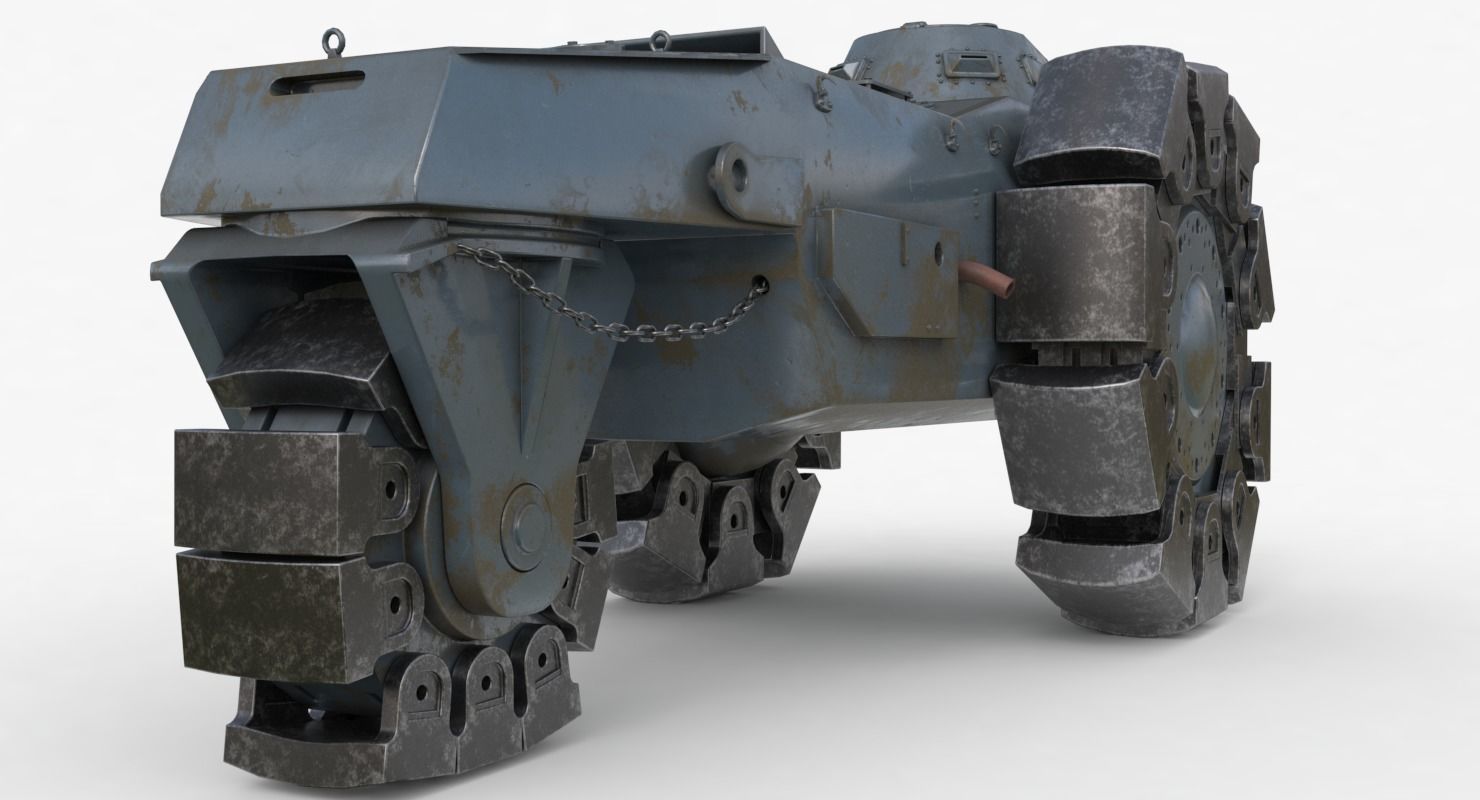 Alkett VsKfz 617 Minenrumer Vray 3D model_8