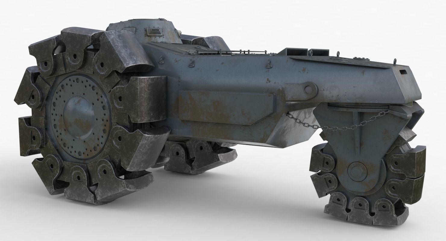 Alkett VsKfz 617 Minenrumer Vray 3D model_5