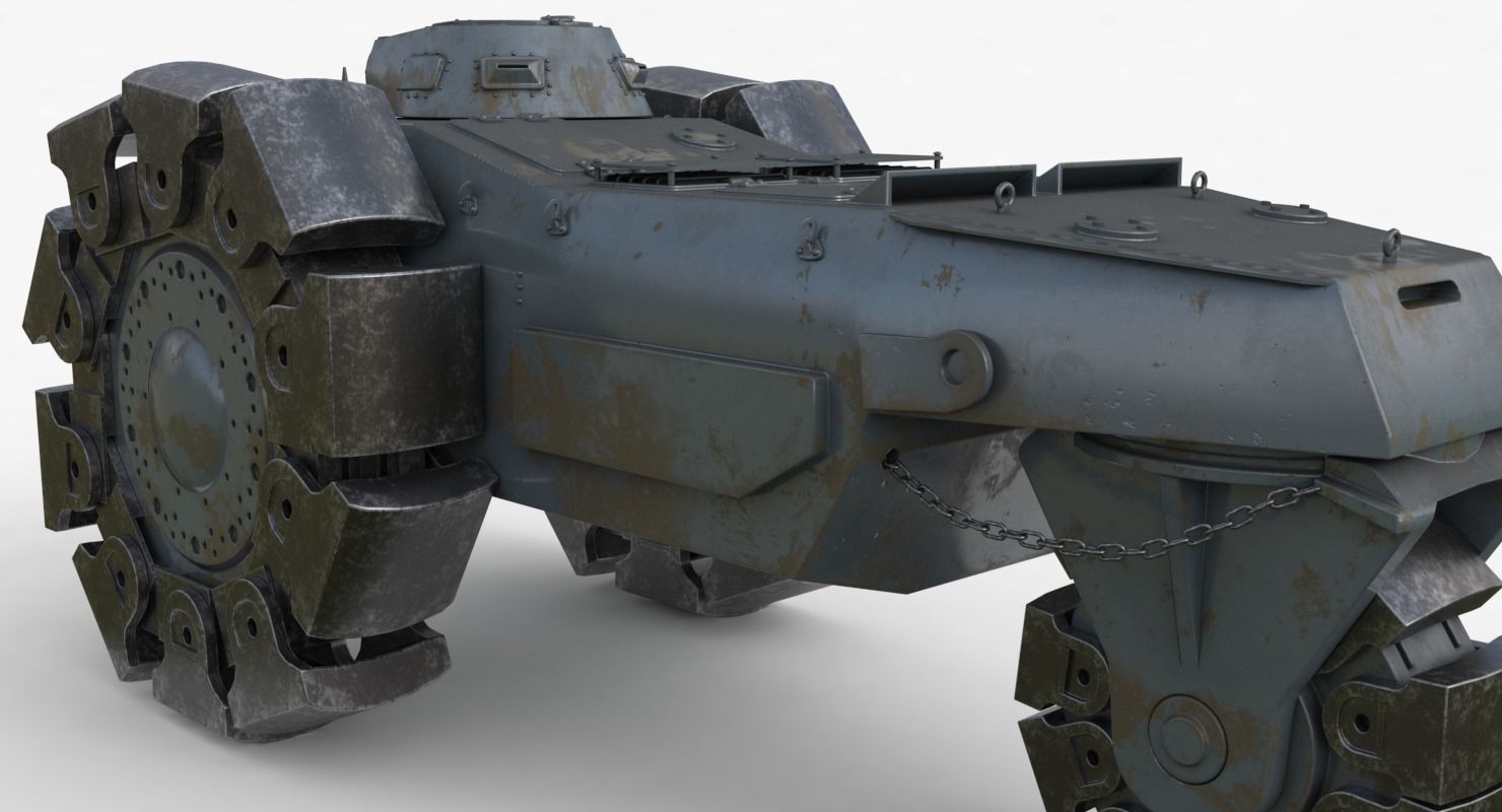 Alkett VsKfz 617 Minenrumer Vray 3D model_13