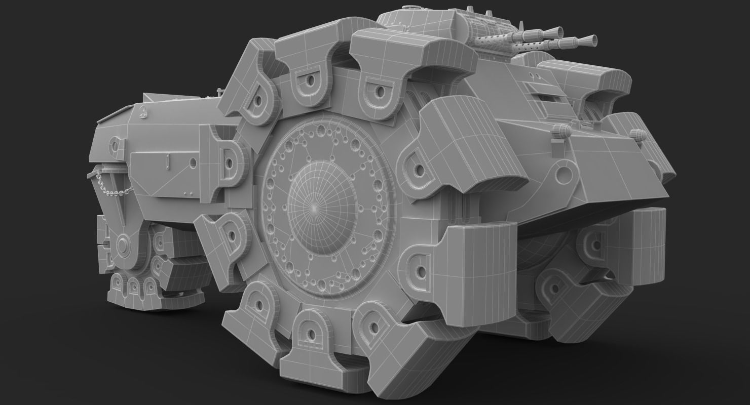 Alkett VsKfz 617 Minenrumer Vray 3D model_28