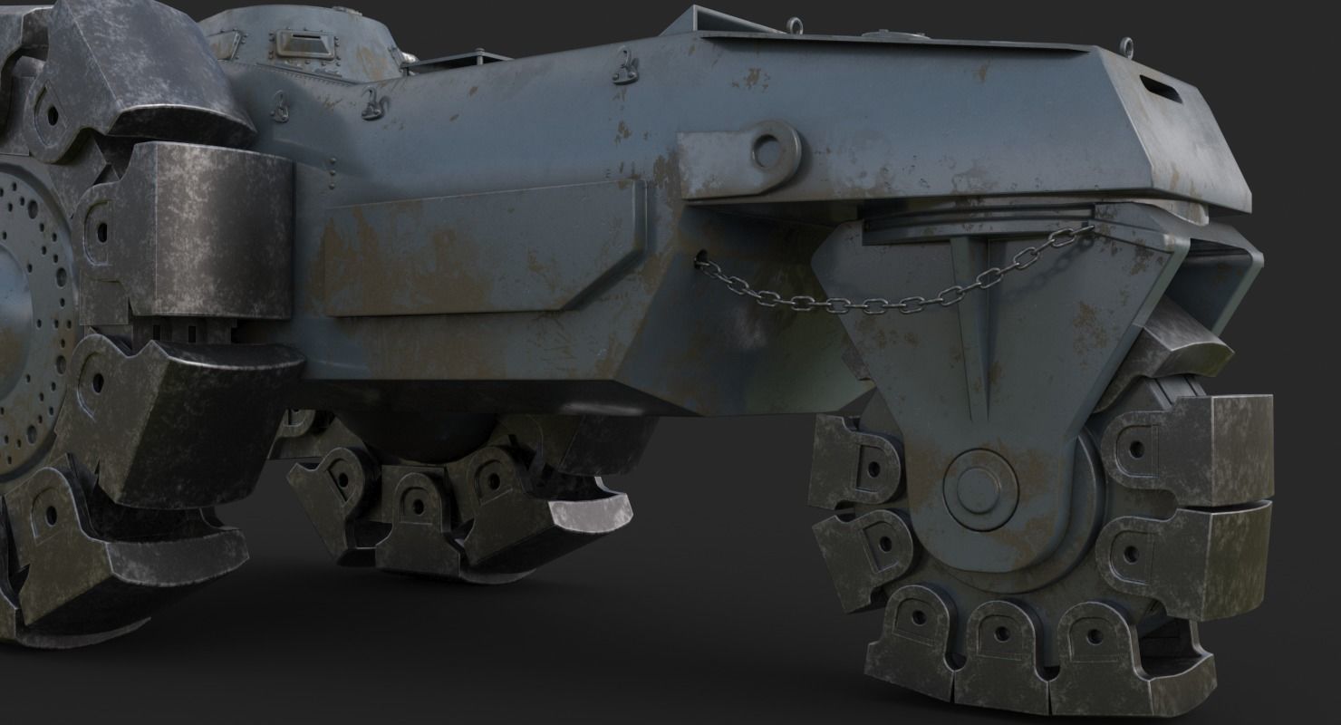 Alkett VsKfz 617 Minenrumer Vray 3D model_24