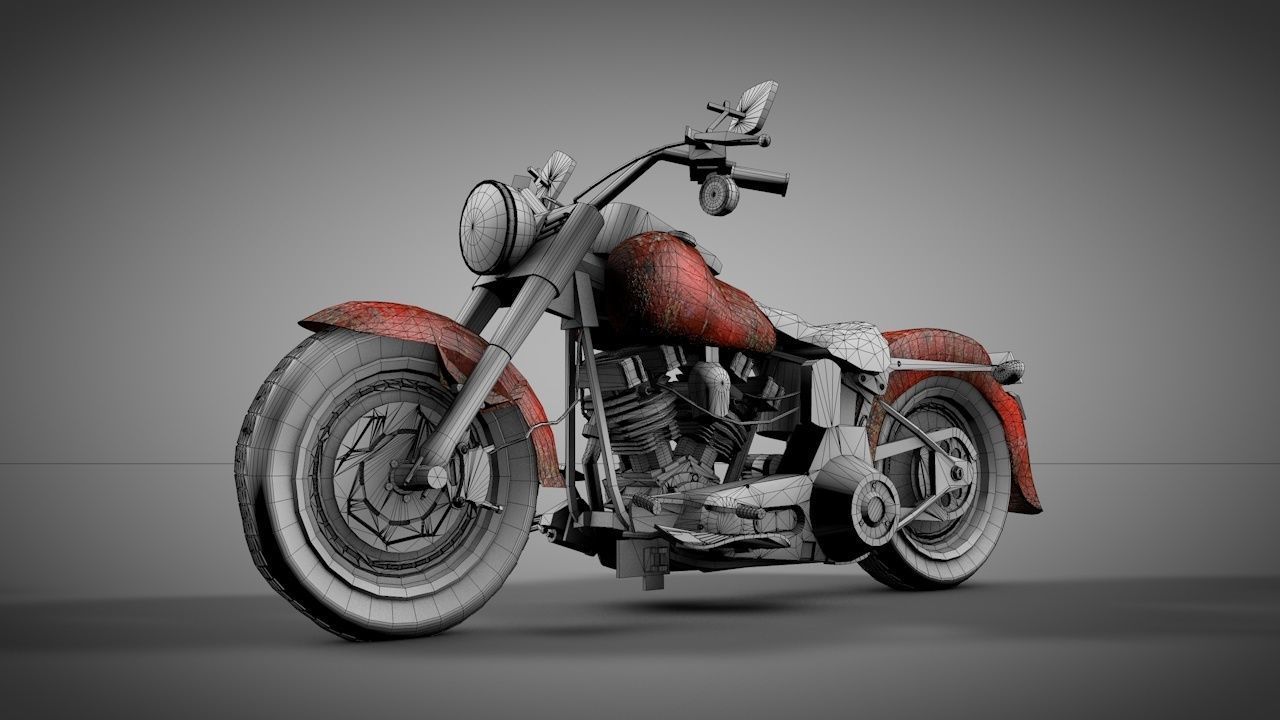 Rusty Bike 3D model_7