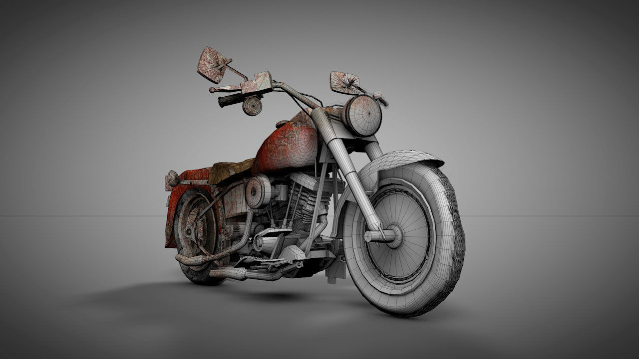 Rusty Bike 3D model_6