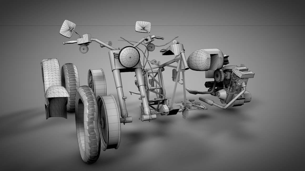 Rusty Bike 3D model_10