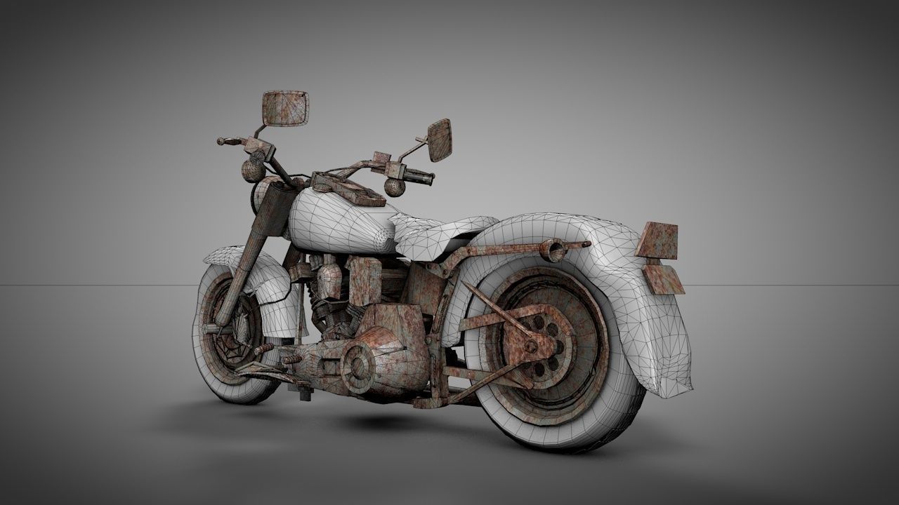 Rusty Bike 3D model_9