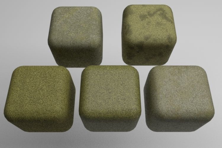 Granite Materials Pack 1 for C4D R20 3D model_5