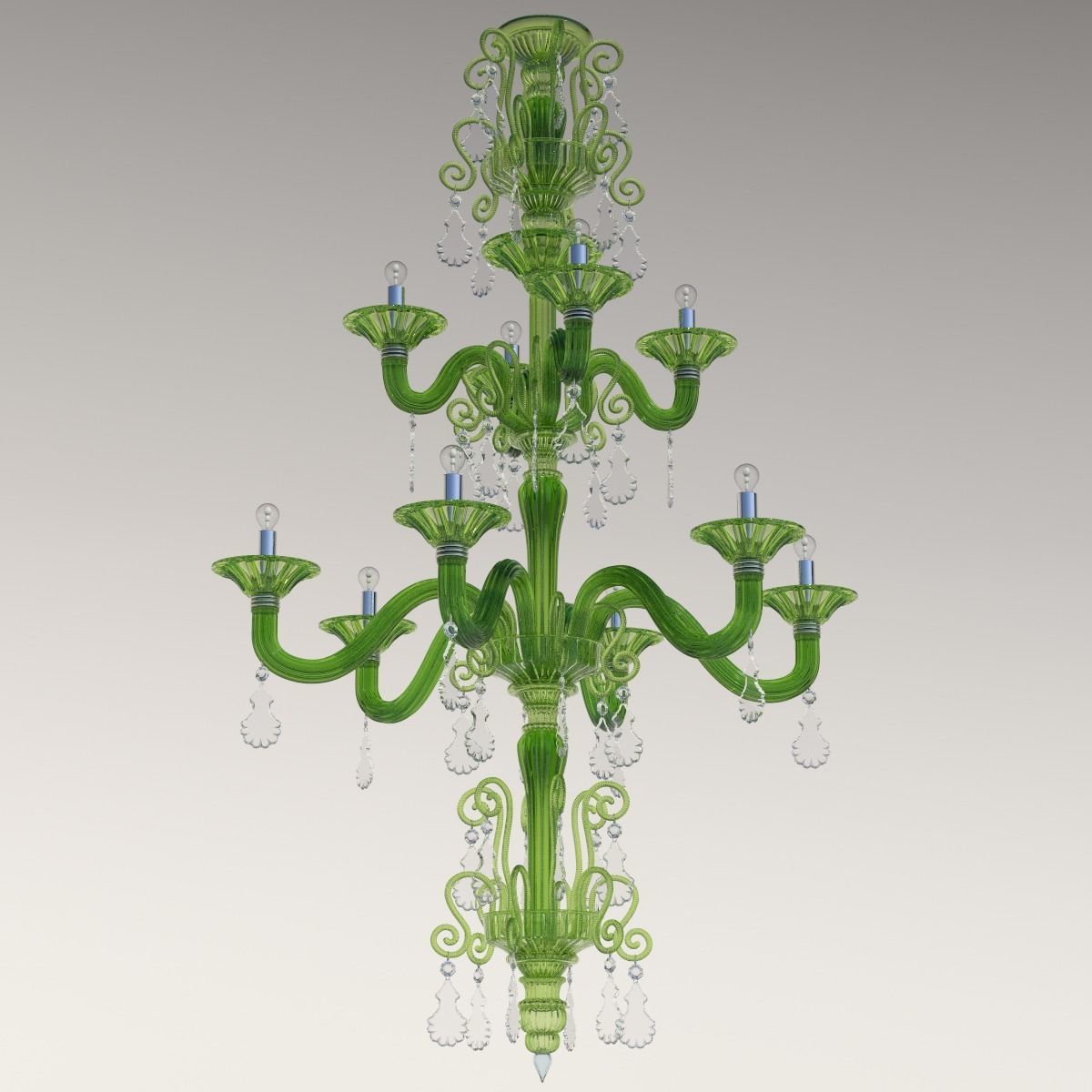Torpedo Taif Green Mental ray 3D model_3