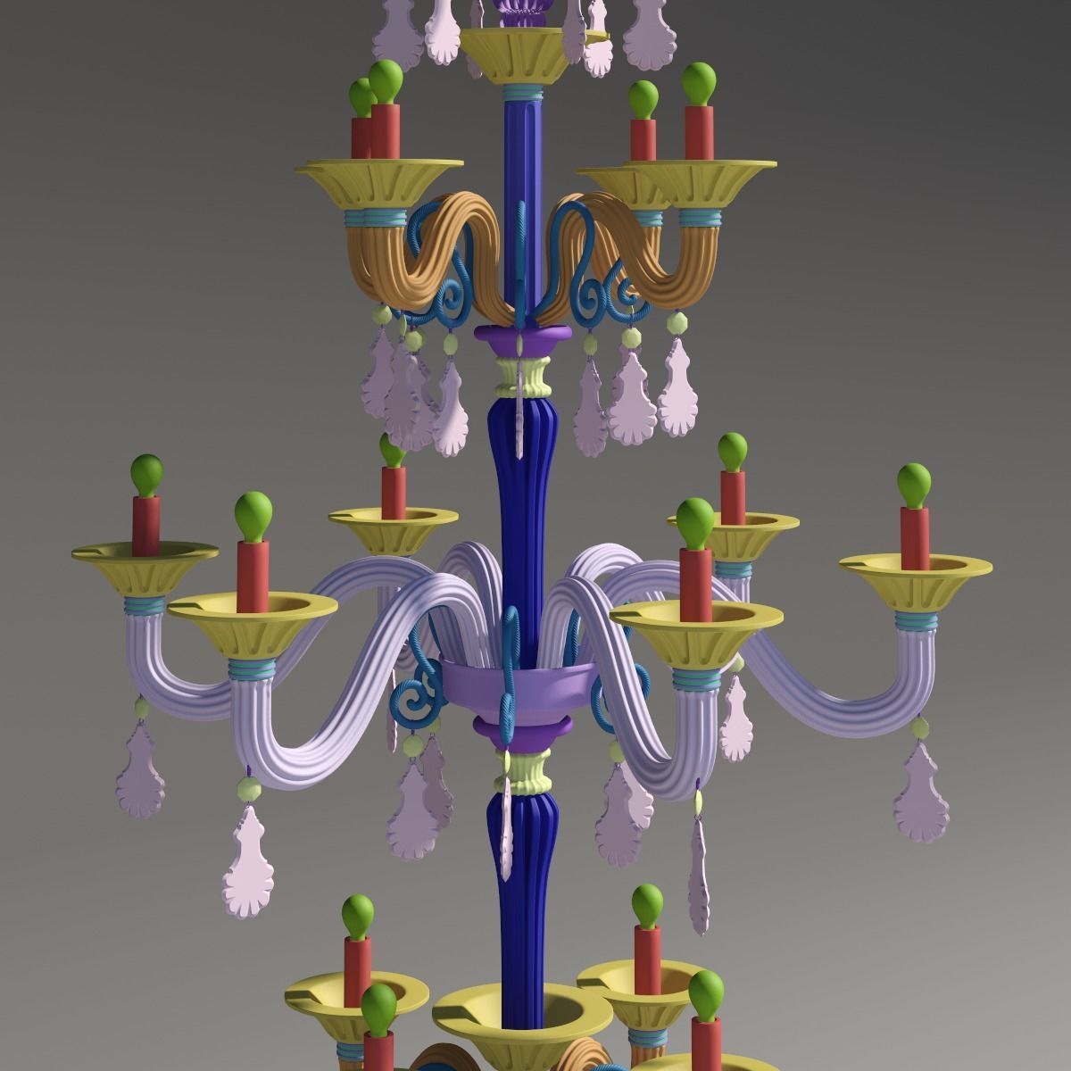 Torpedo Taif Blu Mental ray 3D model_10