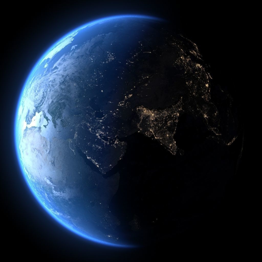 Earth  in May 3D model_1