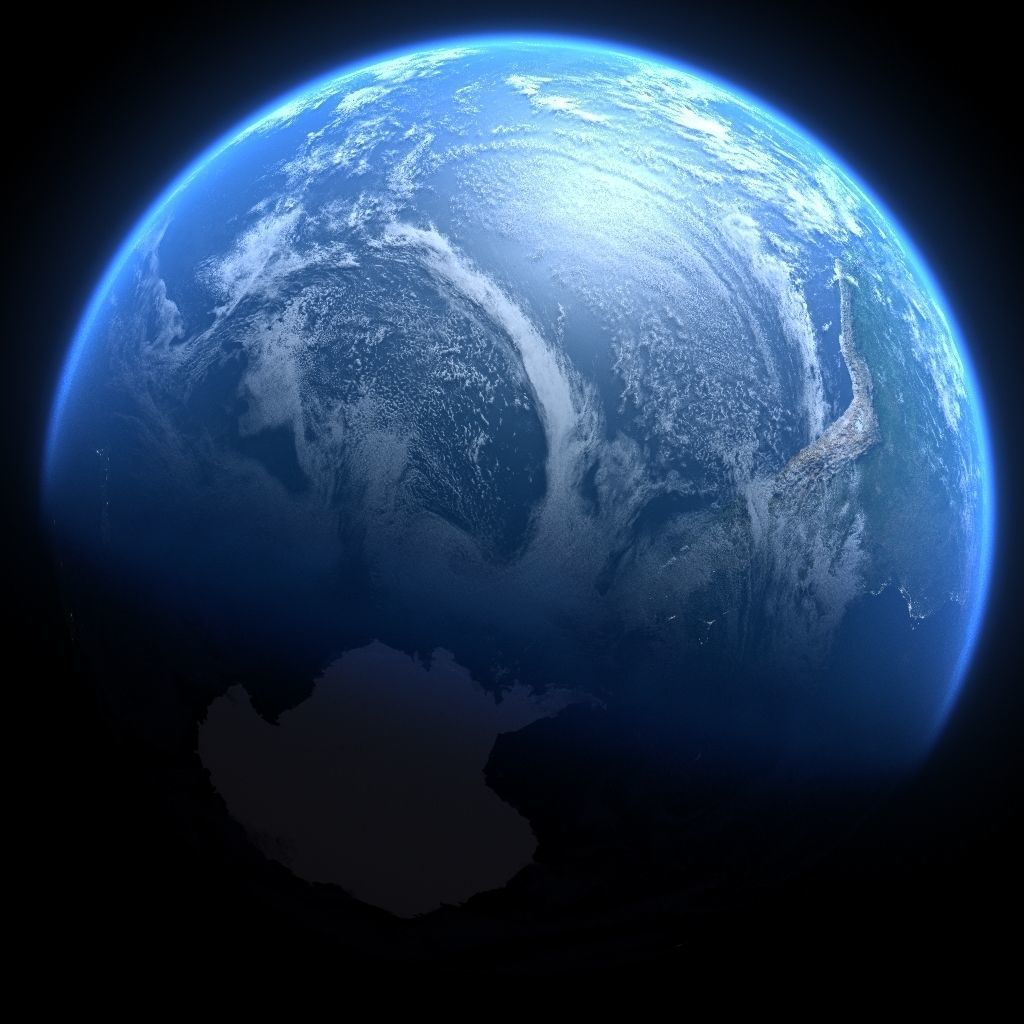 Earth  in May 3D model_4