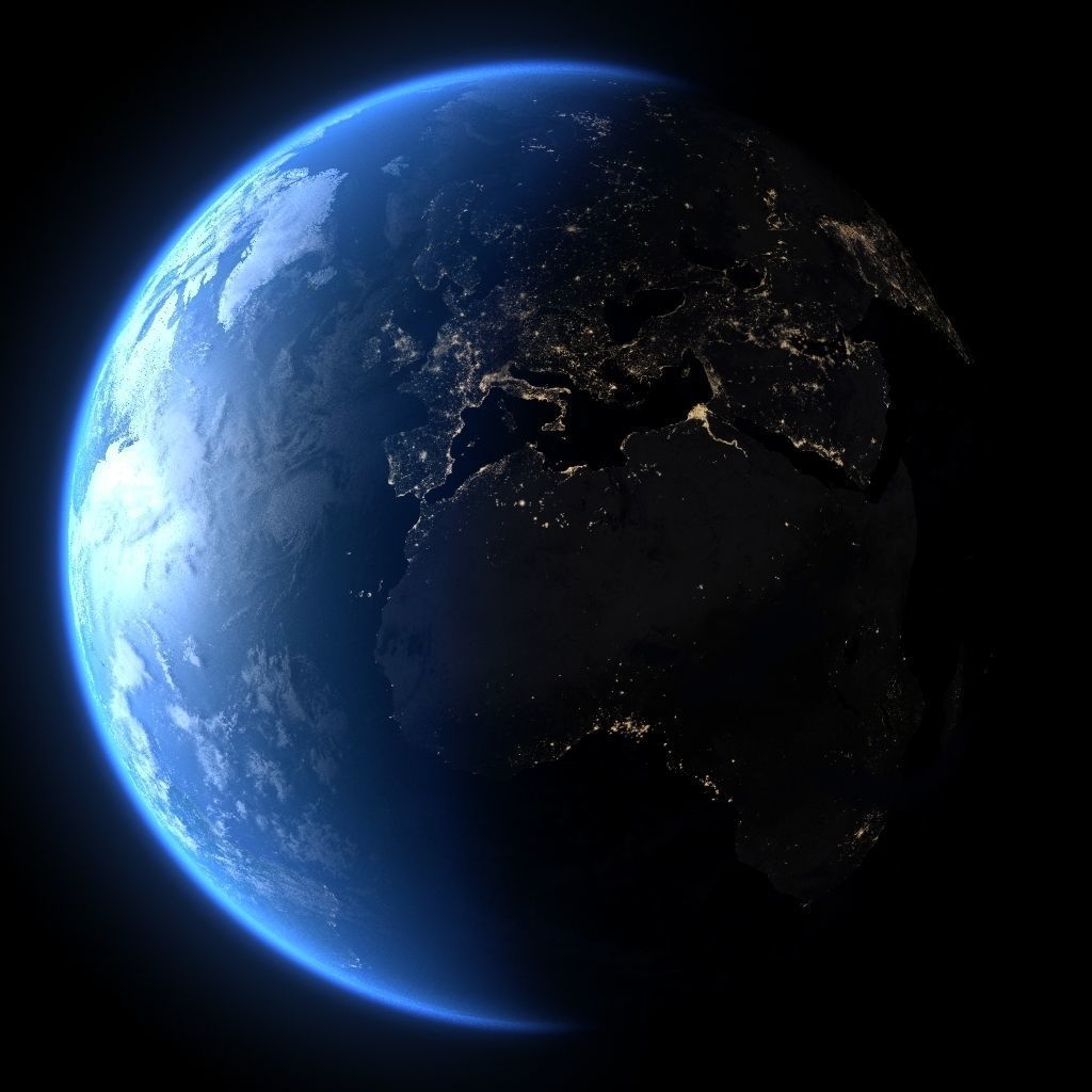 Earth  in May 3D model_2