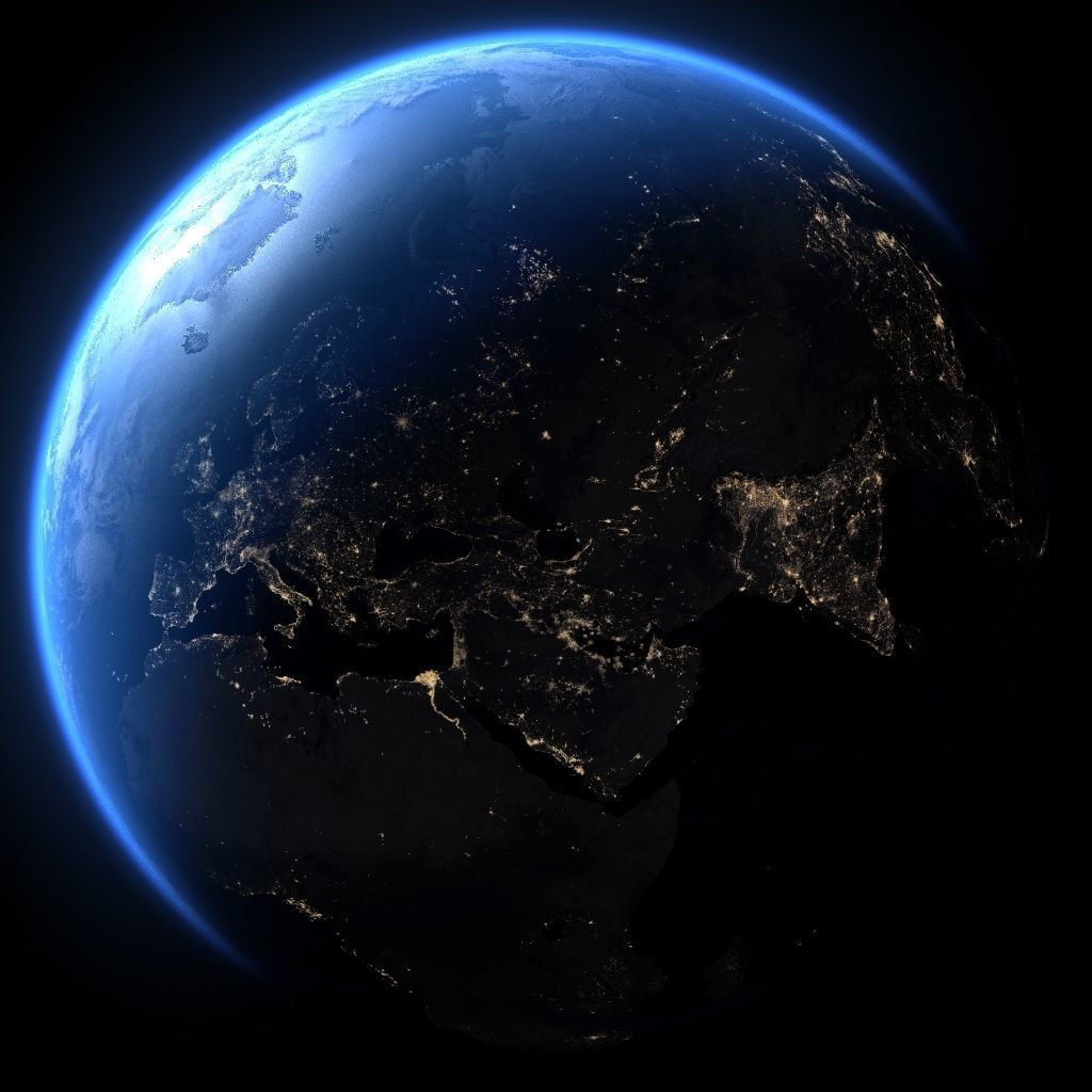 Earth  in May 3D model_3