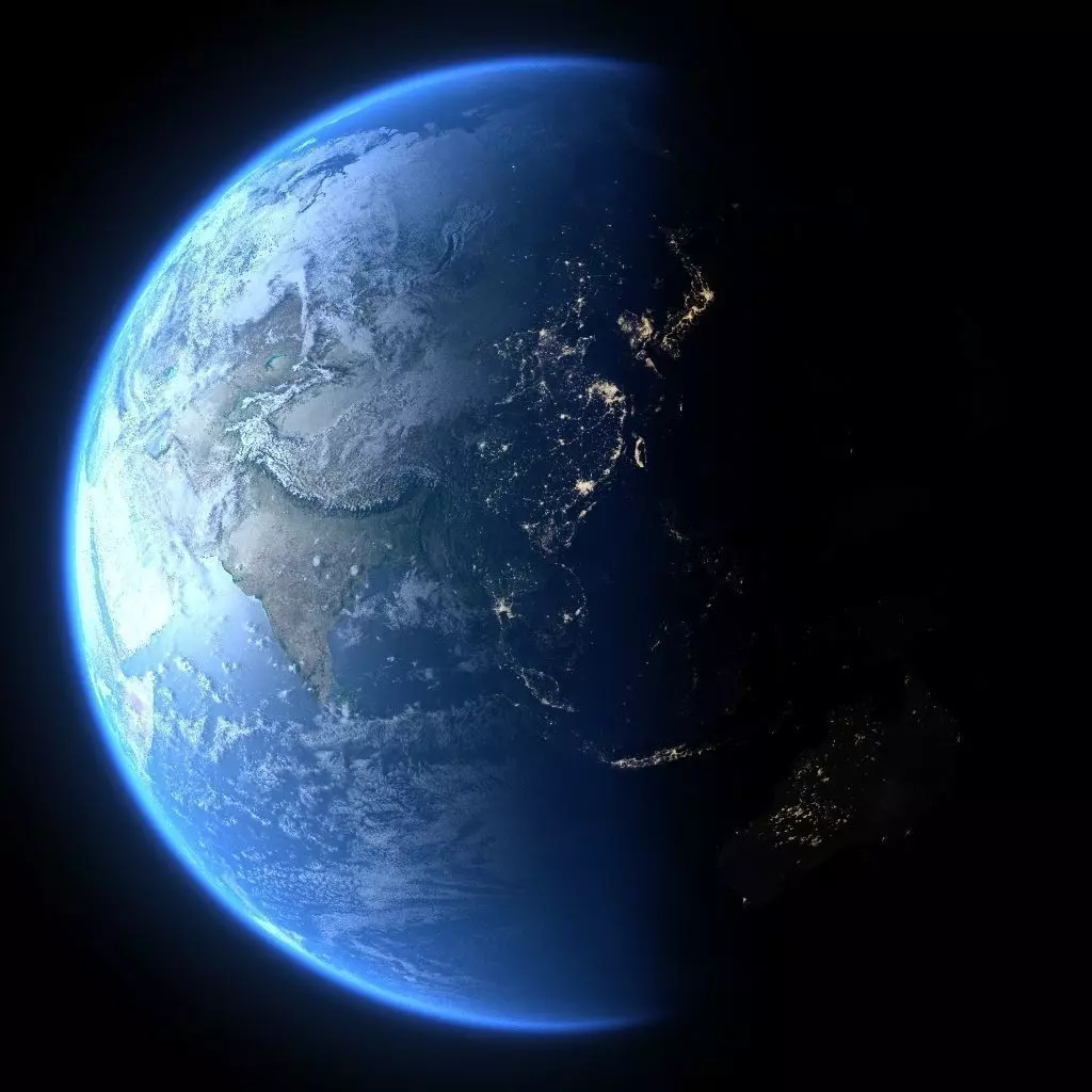 Earth  in May 3D model_0