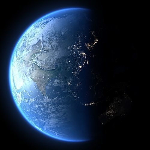 Earth  in May 3D model