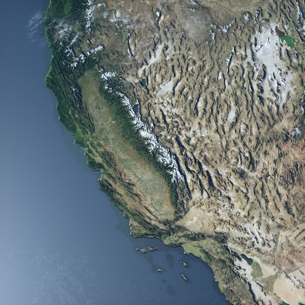 Earth  in May 3D model_5