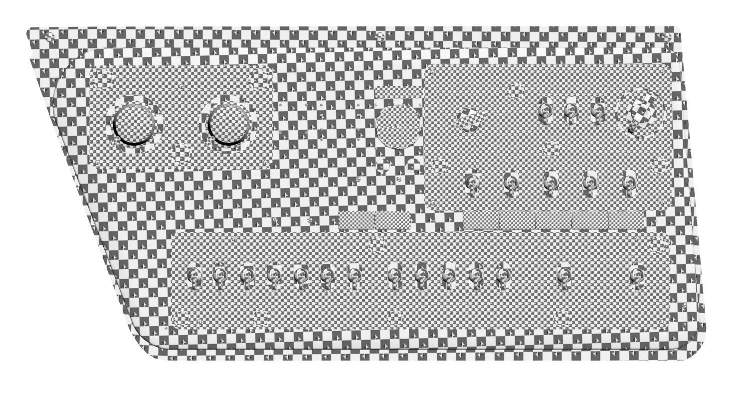 Mi-8MT Mi-17MT Right Side Console Russian Low-poly 3D model_27