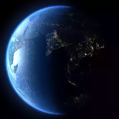 Earth in November 3D model