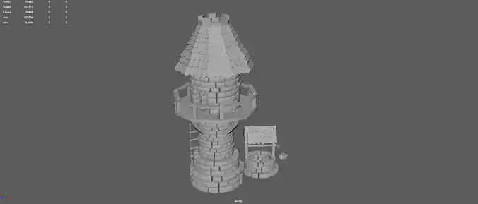 3d tower model