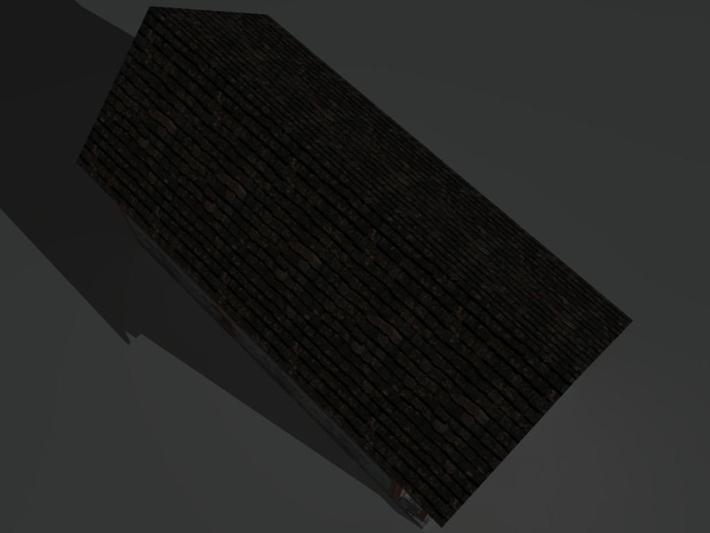 Medieval Building 02 Low-poly 3D model_9