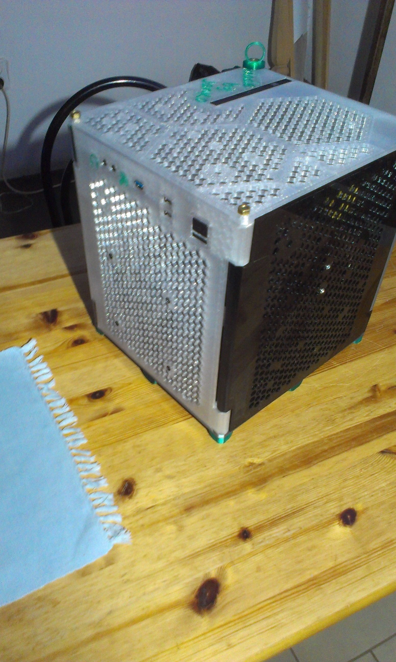 Pc Case Mini ITX 3D print model_12