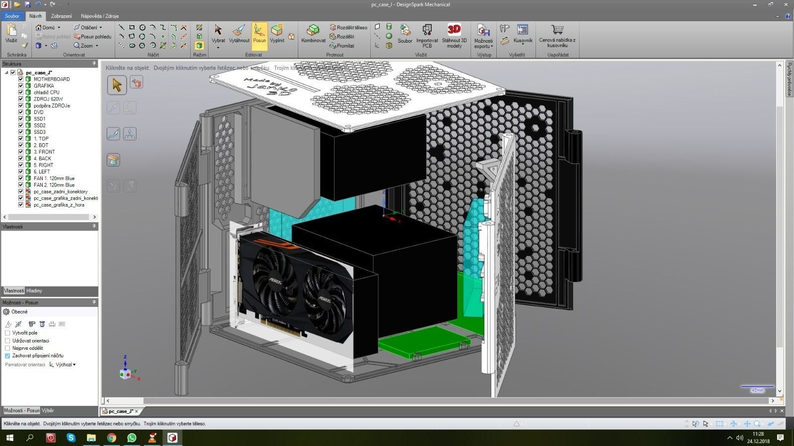 Pc Case Mini ITX 3D print model_15