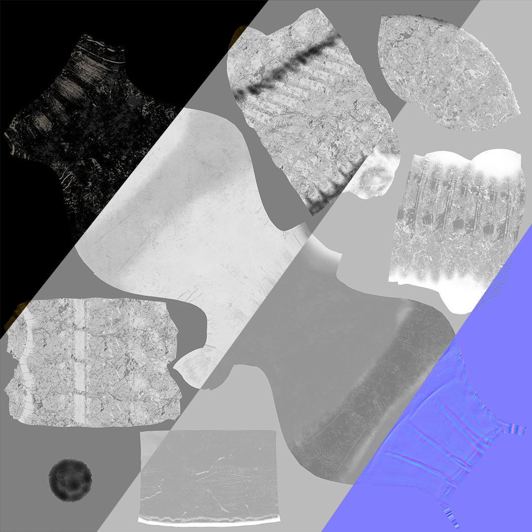 Battle Axe 3D model_11