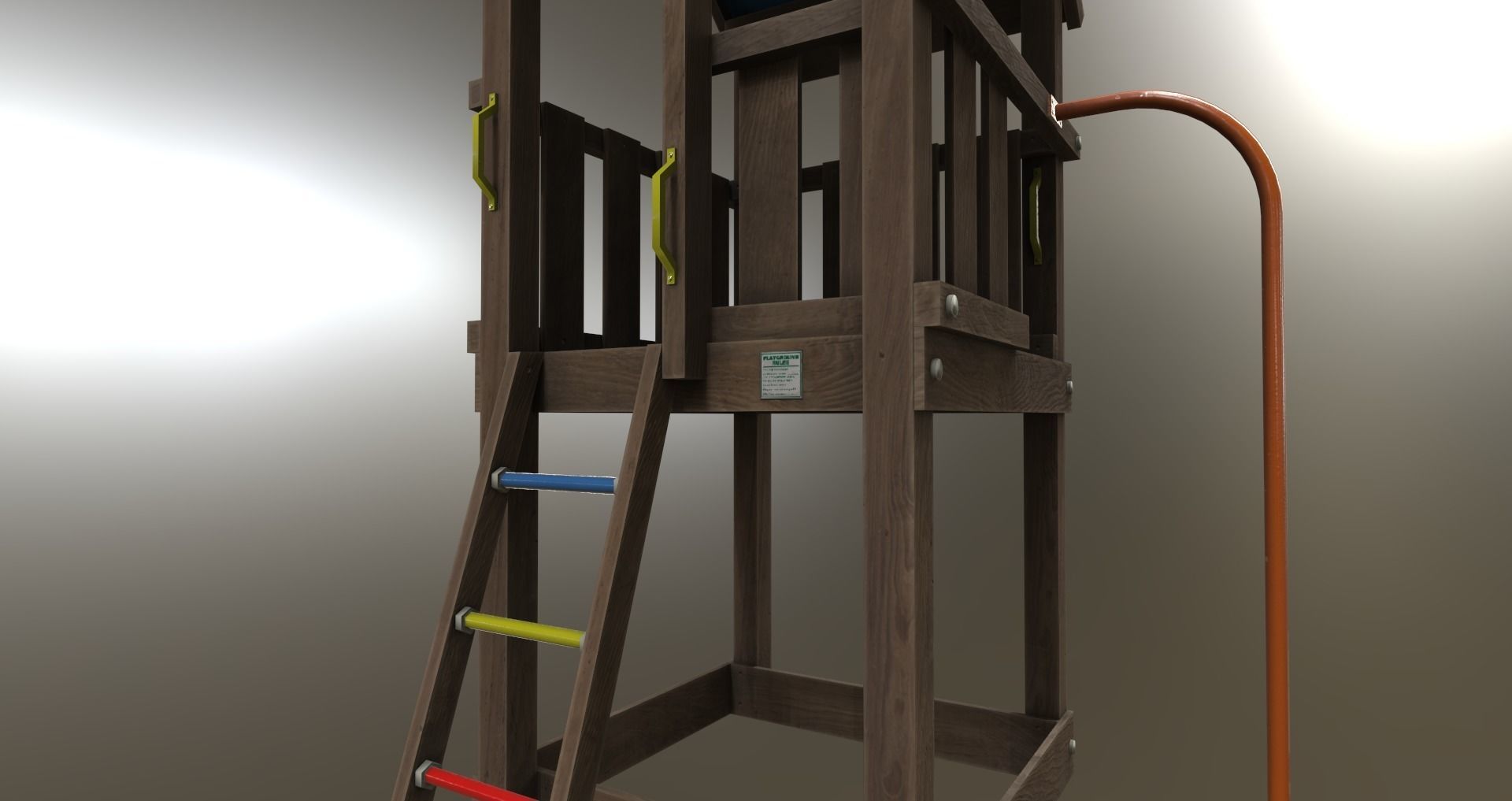 Low-Poly Playground Pack Low-poly 3D model_32