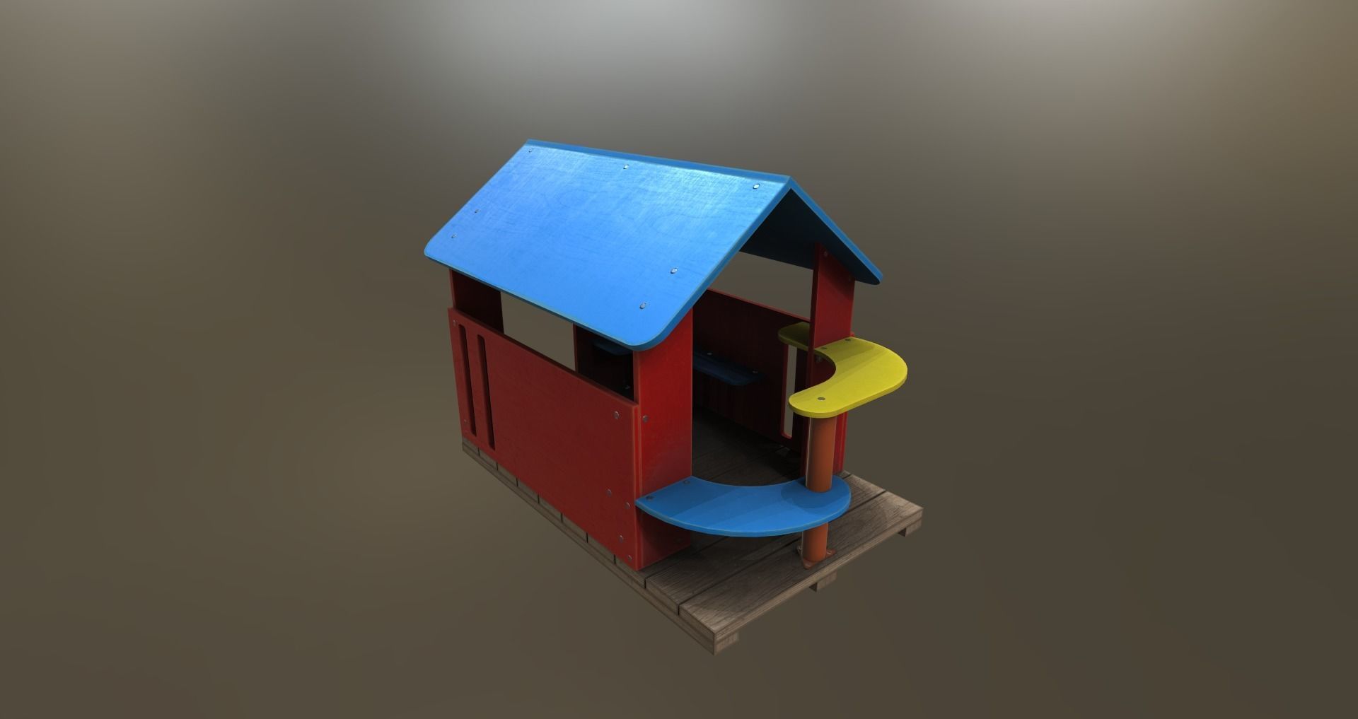 Low-Poly Playground Pack Low-poly 3D model_35