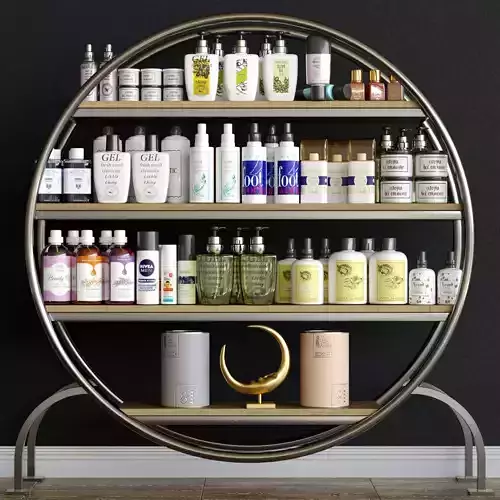 A set of cosmetics for beauty salons