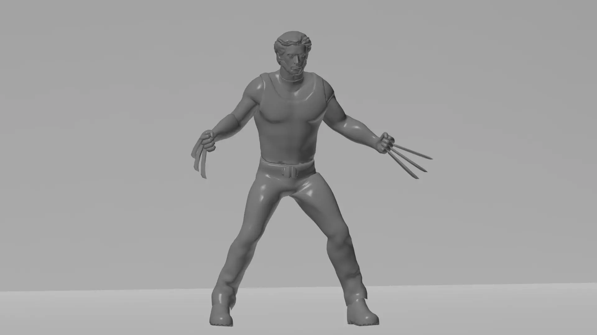 Logan wolverine 3D print model_0