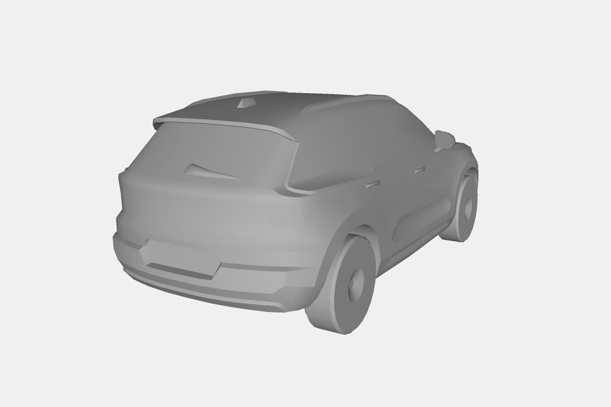 Volvo XC40 2018 Low-poly 3D model_21