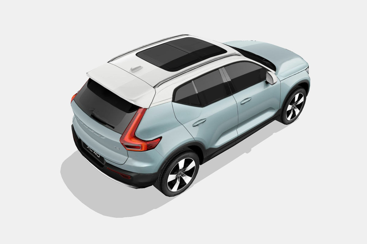 Volvo XC40 2018 Low-poly 3D model_12